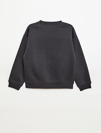 Sudadera ancha con estampado