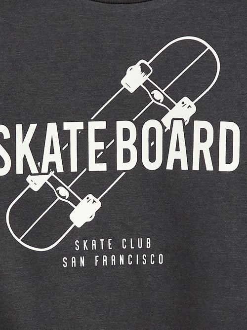 Sudadera ancha con estampado - Kiabi