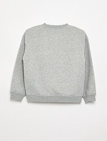 Sudadera ancha con estampado