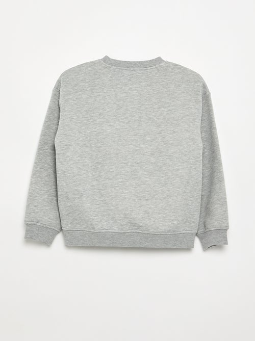 Sudadera ancha con estampado - Kiabi