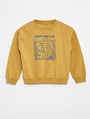 Sudadera ancha con estampado