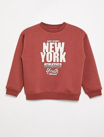 Sudadera ancha con estampado