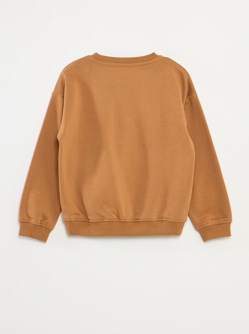 Sudadera ancha con estampado - Kiabi