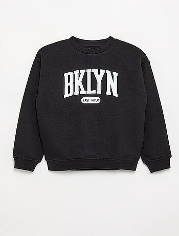 Sudadera ancha con estampado