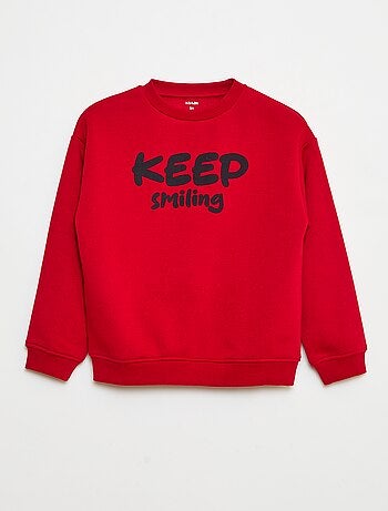 Sudadera ancha con estampado