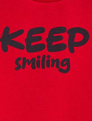 Sudadera ancha con estampado