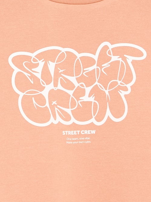 Sudadera ancha con estampado - Kiabi Sudadera ancha con estampado - Kiabi