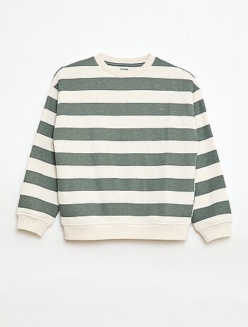 Sudadera ancha con estampado