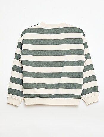 Sudadera ancha con estampado