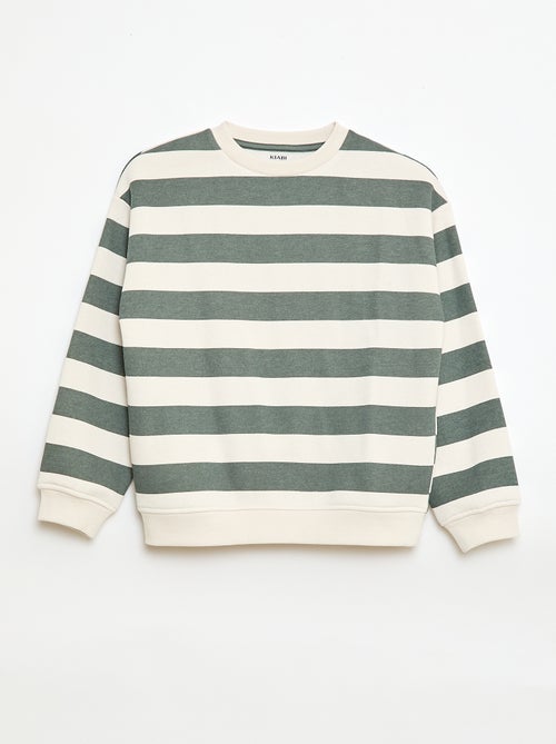 Sudadera ancha con estampado - Kiabi