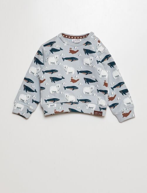 Sudadera 'animales polares' - Kiabi