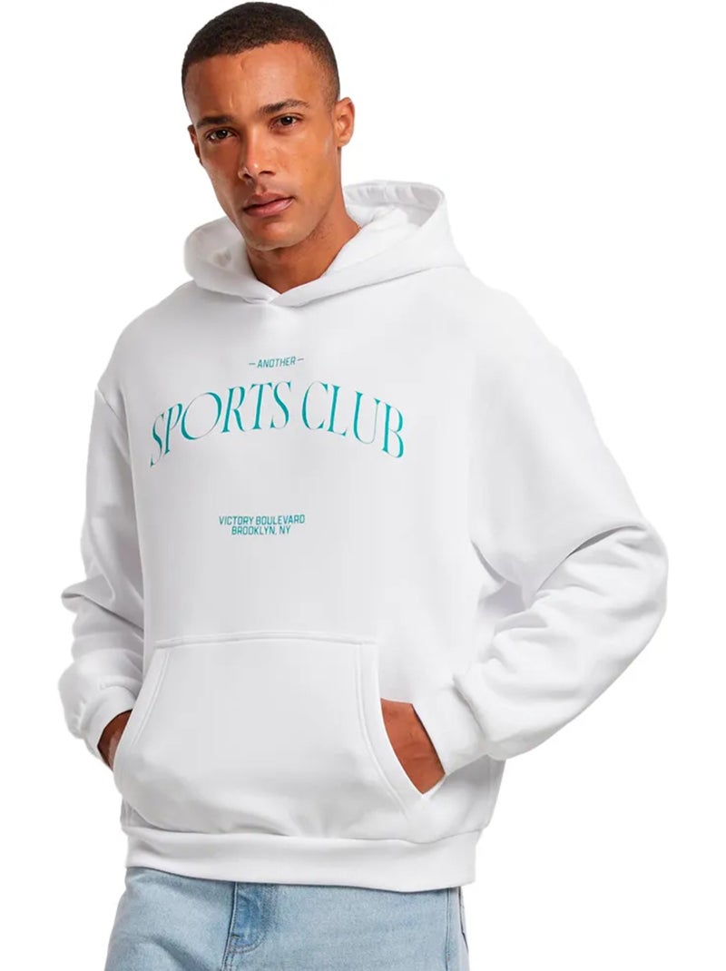 Sudadera another sports club diseño suave para hombre - mister tee Blanco - Kiabi