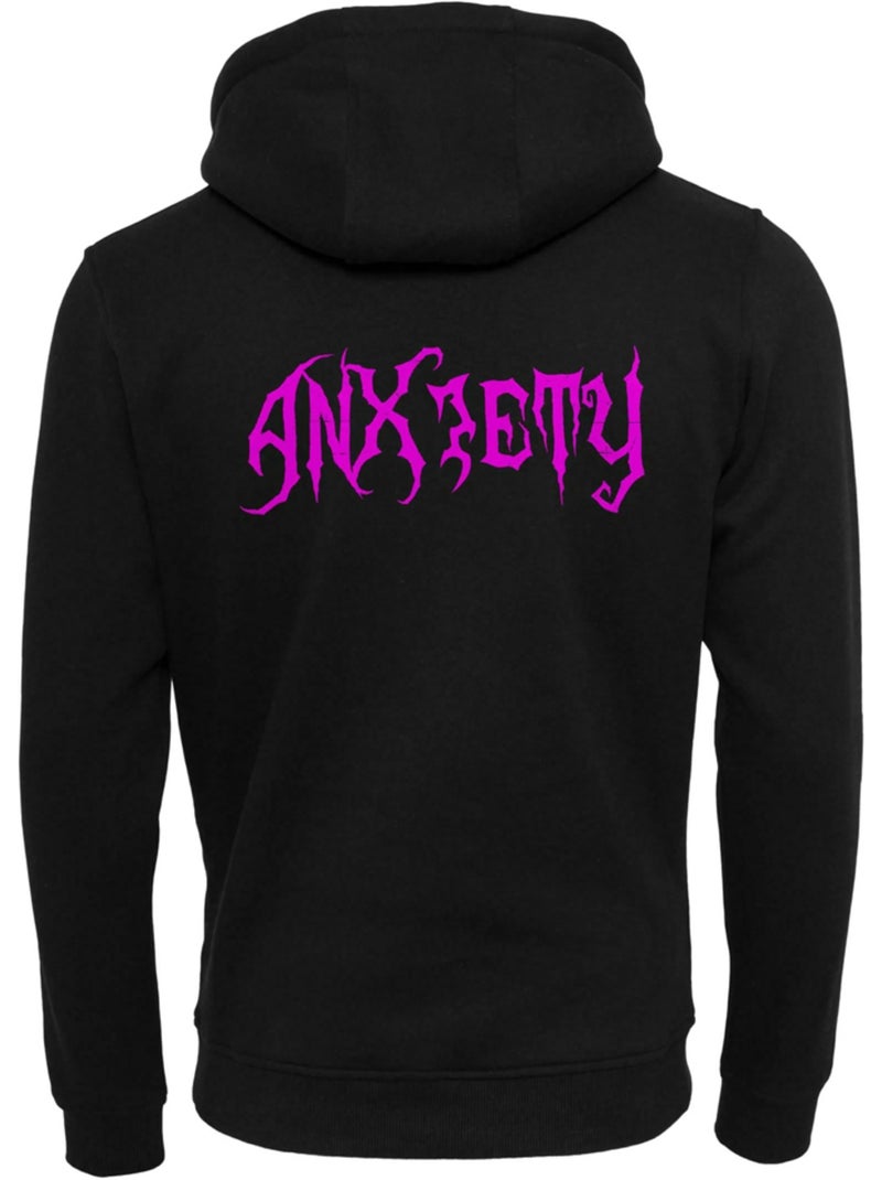 Sudadera anxiety para hombre - mister tee Negro - Kiabi