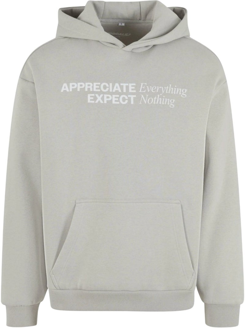 Sudadera appreciate & respect diseño suave para hombre - mister tee Gris medio - Kiabi