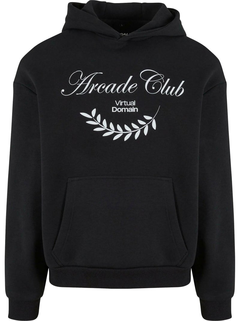Sudadera arcade club diseño suave para hombre - mister tee Negro - Kiabi
