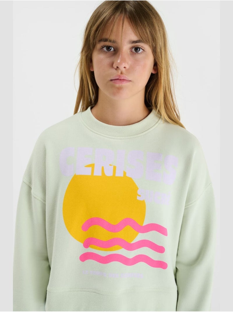 Sudadera ASTAGI Verde - Kiabi