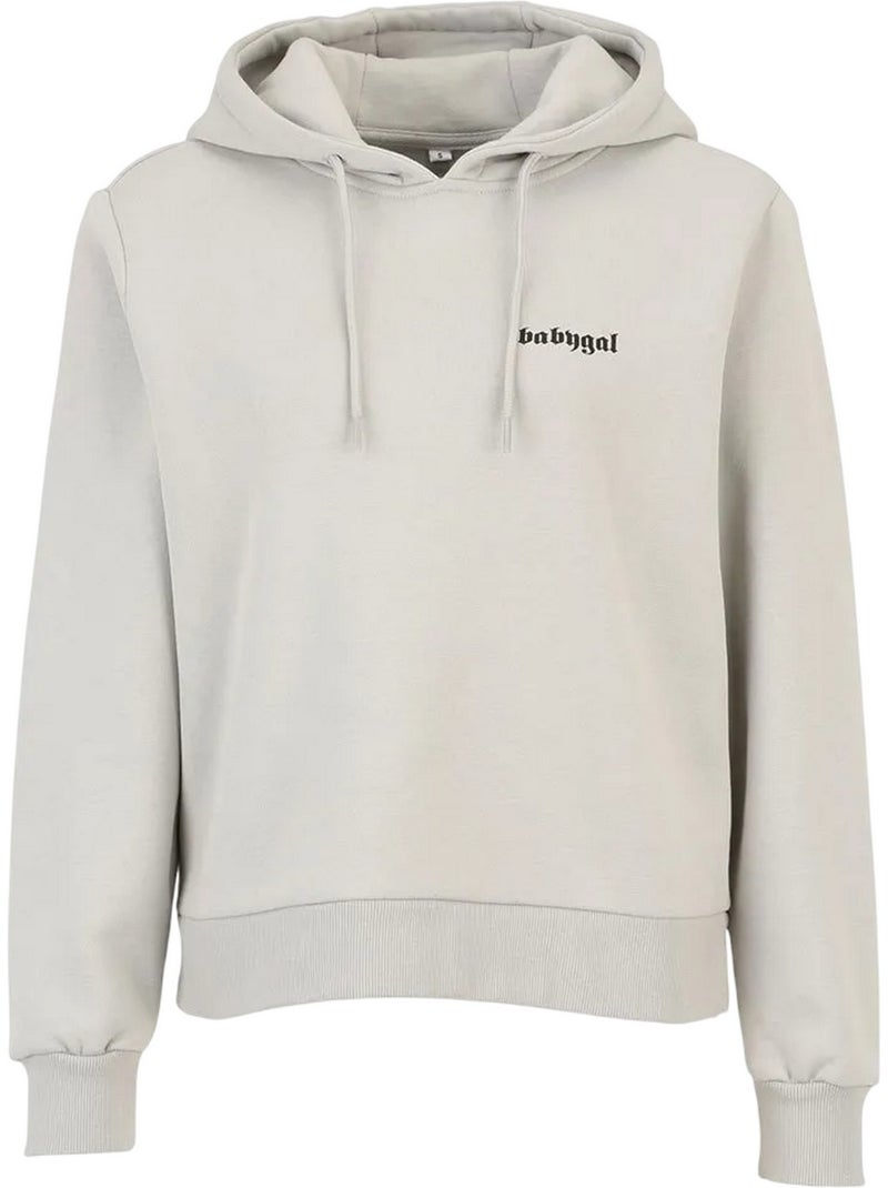 Sudadera babygal para mujer - miss tee Gris medio - Kiabi
