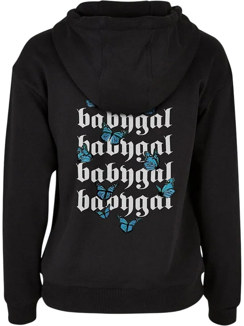 Sudadera babygal para mujer - miss tee Negro - Kiabi