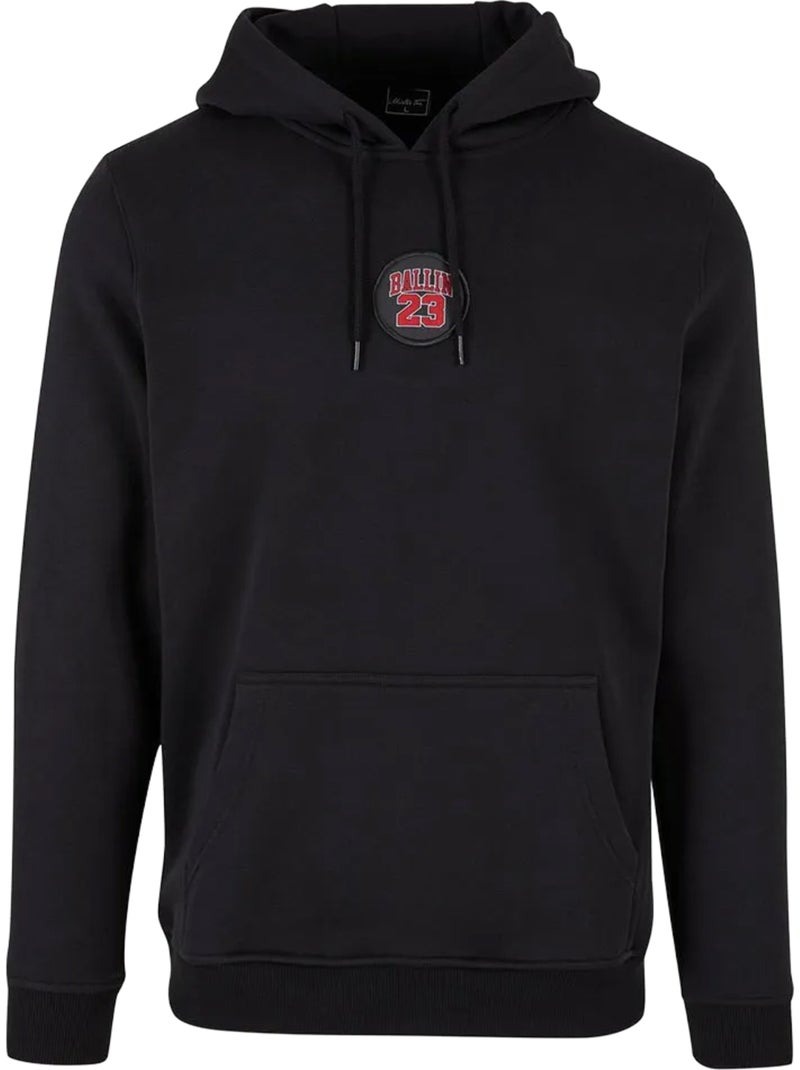 Sudadera ballin 23 diseño parche para hombre - mister tee Negro - Kiabi