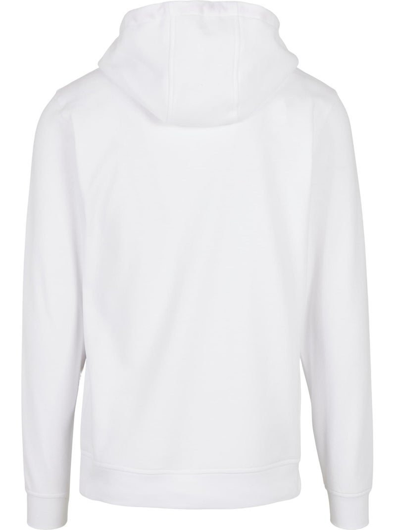 Sudadera basic para hombre - build your brand Blanco - Kiabi