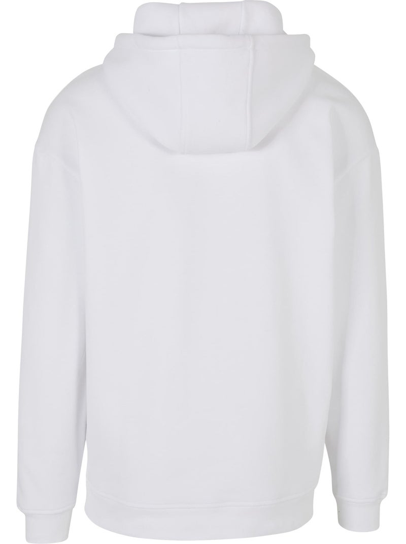 Sudadera basic para hombre - build your brand Blanco - Kiabi