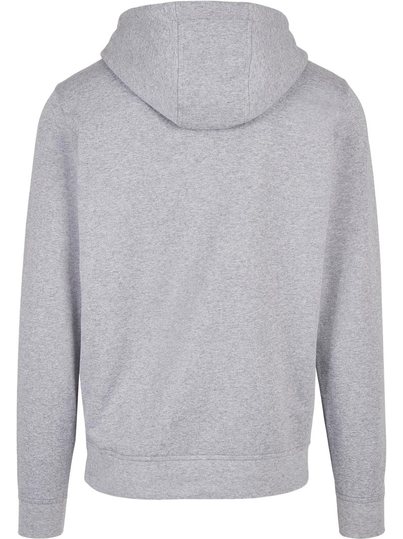 Sudadera basic para hombre - build your brand Gris jaspeado - Kiabi