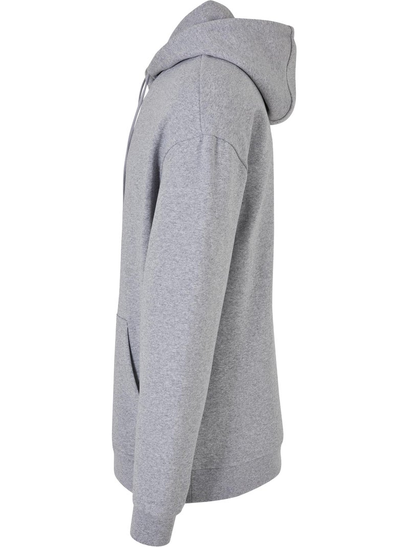 Sudadera basic para hombre - build your brand Gris jaspeado - Kiabi