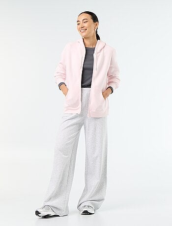 Sudadera con cremallera y capucha básica
