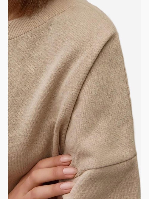 Sudadera básica de cuello redondo de gran tamaño hiccup - Kiabi Sudadera básica de cuello redondo de gran tamaño hiccup - Kiabi
