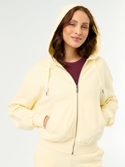 Sudadera básica de felpa ligera - Kiabi Sudadera básica de felpa ligera - Kiabi