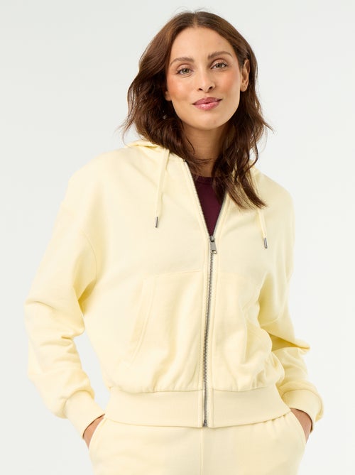 Sudadera básica de felpa ligera - Kiabi Sudadera básica de felpa ligera - Kiabi