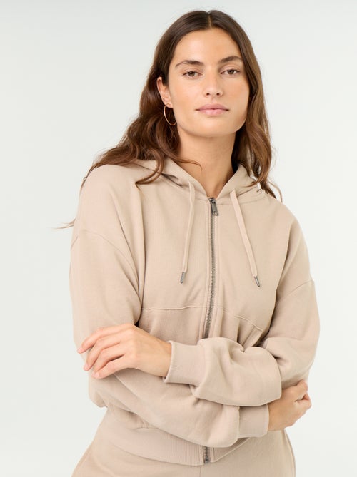 Sudadera básica de felpa ligera - Kiabi Sudadera básica de felpa ligera - Kiabi