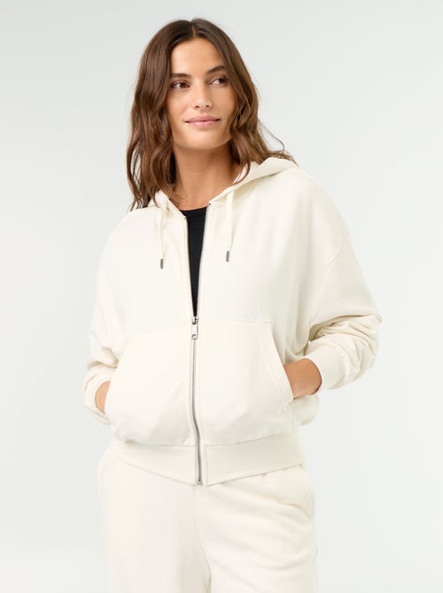 Sudadera básica de felpa ligera - Kiabi Sudadera básica de felpa ligera - Kiabi