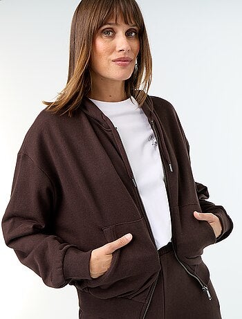 Sudadera básica de felpa ligera