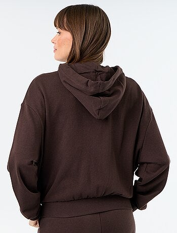 Sudadera básica de felpa ligera