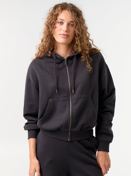 Sudadera básica de felpa ligera - Kiabi Sudadera básica de felpa ligera - Kiabi