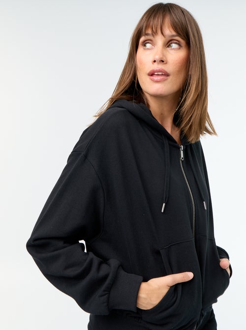 Sudadera básica de felpa ligera - Kiabi Sudadera básica de felpa ligera - Kiabi