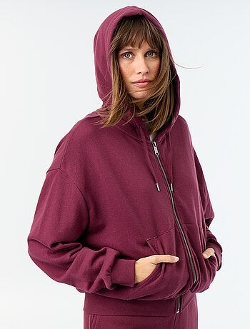 Sudadera básica de felpa ligera