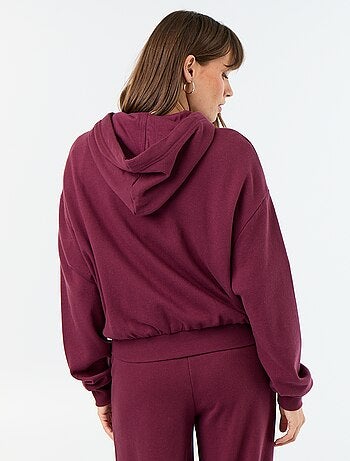 Sudadera básica de felpa ligera