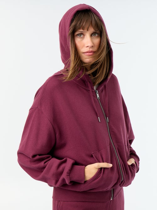 Sudadera básica de felpa ligera - Kiabi Sudadera básica de felpa ligera - Kiabi