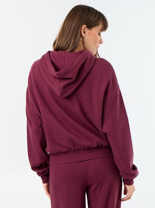 Sudadera básica de felpa ligera - Kiabi Sudadera básica de felpa ligera - Kiabi