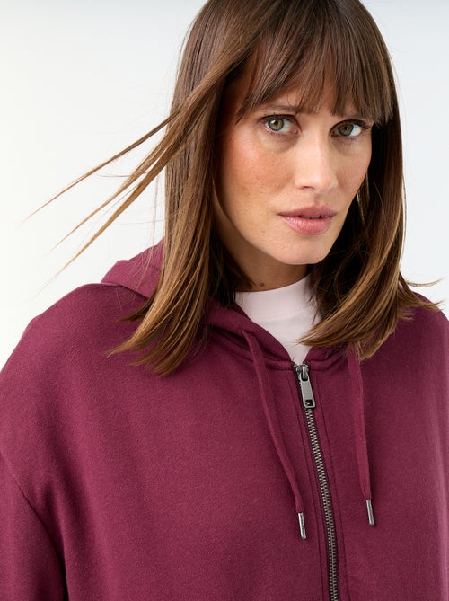 Sudadera básica de felpa ligera - Kiabi Sudadera básica de felpa ligera - Kiabi