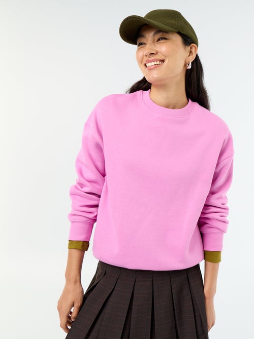 Sudadera básica de felpa - Kiabi