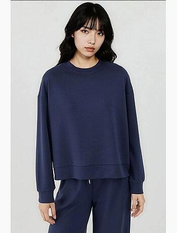 Sudadera básica de tacto suave hiccup