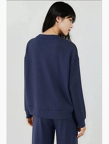 Sudadera básica de tacto suave hiccup