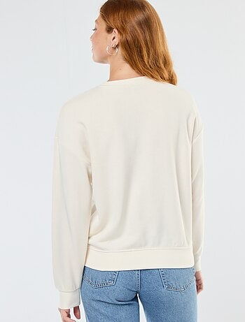 Sudadera básica en felpa francesa