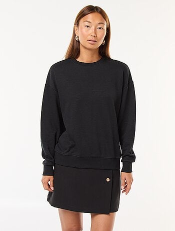 Sudadera básica en felpa francesa