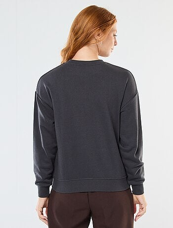 Sudadera básica en felpa francesa