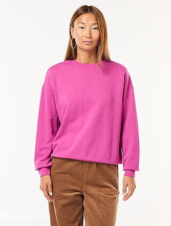 Sudadera básica en felpa francesa