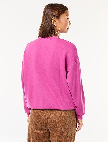Sudadera básica en felpa francesa